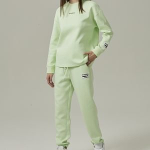 Ensemble sweat à col rond et pantalon droit